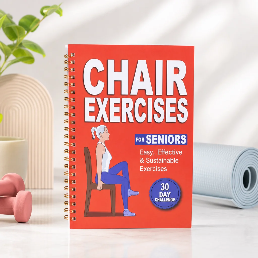 28–30 Day Chair Yoga Guide for Weight Loss, Muscle Strength & Flexibility | Beginner Seated Workout Book for Seniors & Adults
28–30 Day Chair Yoga Guide for Weight Loss, Muscle Strength & Flexibility | Beginner Seated Workout Book for Seniors & Adults