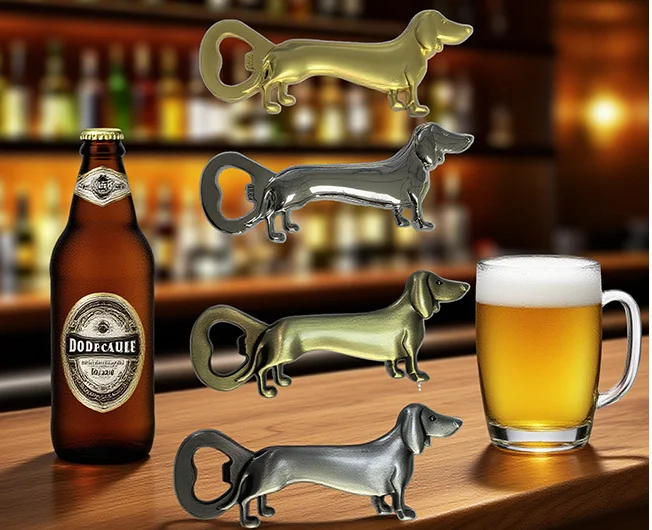 2PC Dachshund Bottle Opener, Creative Retro Brushed Zinc Alloy Wine Opener, Multi-Purpose Holiday Gift
2PC Dachshund Bottle Opener, Creative Retro Brushed Zinc Alloy Wine Opener, Multi-Purpose Holiday Gift