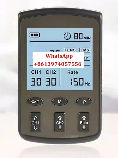 Low frequency pulse FDA 510K dual channel EMS meridian therapy device shoulder and cervical massage device 7000Pr
Low frequency pulse FDA 510K dual channel EMS meridian therapy device shoulder and cervical massage device 7000Pr