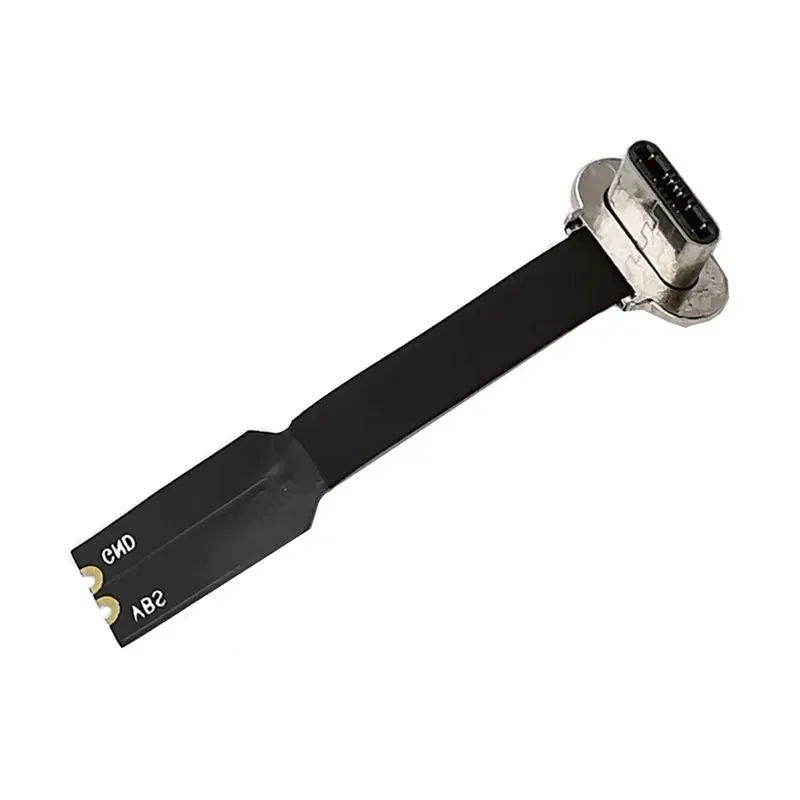 "USB3.1 Type-C Metal Cover Bent 90 °to 2P Male Solder Joint Soft Ribbon Cable T-Shaped Wireless Charging Back Clip Fast Charging
"USB3.1 Type-C Metal Cover Bent 90 °to 2P Male Solder Joint Soft Ribbon Cable T-Shaped Wireless Charging Back Clip Fast Charging