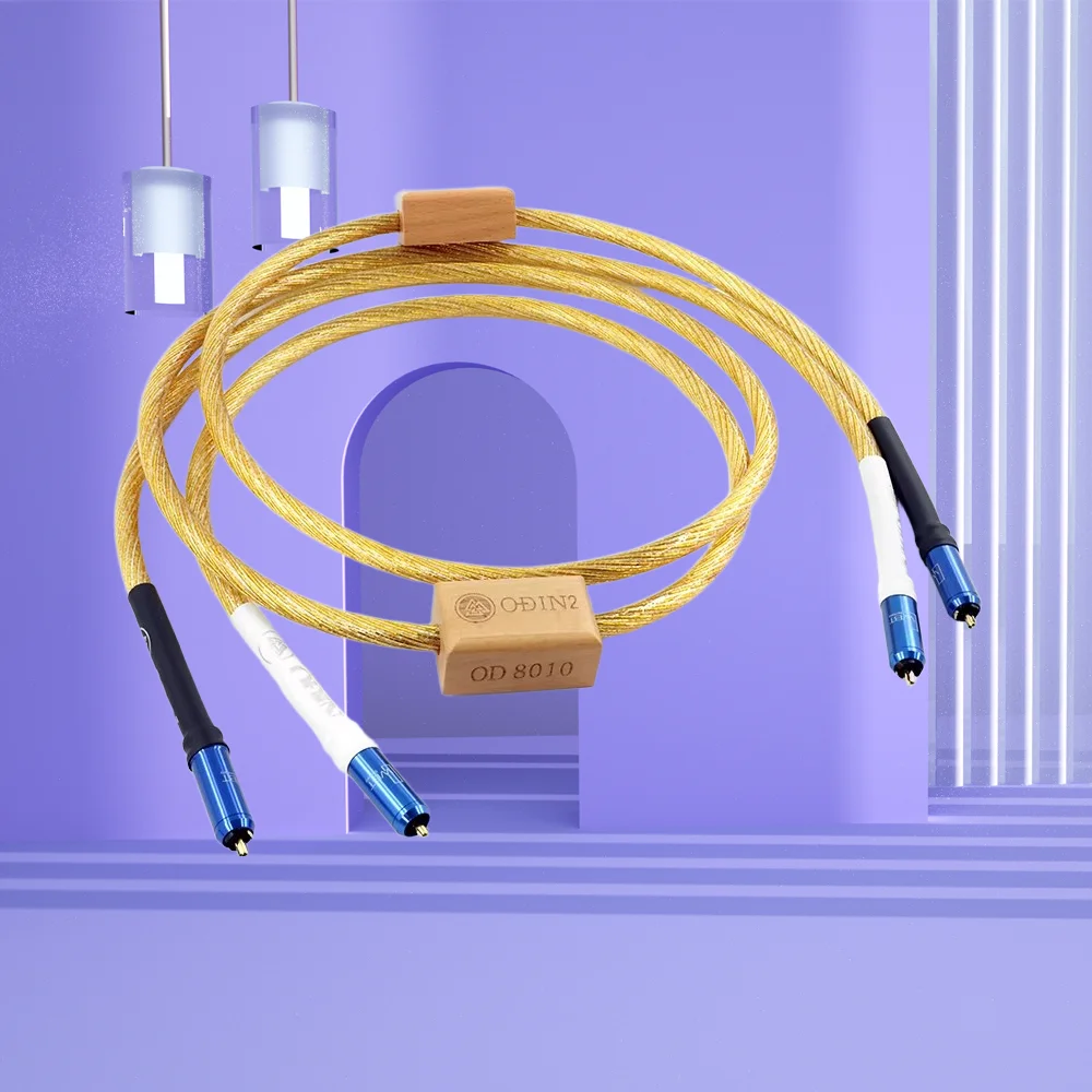 one pair Nordost ODIN 2 Gold RCA signal cable double lotus sterling silver audio cable CD amplifier tube cable
one pair Nordost ODIN 2 Gold RCA signal cable double lotus sterling silver audio cable CD amplifier tube cable
