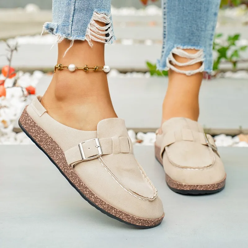 2026 Summer Women Retro Slippers New Fashion Simple Style Solid Color Closed Toe Female Shoes Outdoor Casual Comfort Sandals
2026 Summer Women Retro Slippers New Fashion Simple Style Solid Color Closed Toe Female Shoes Outdoor Casual Comfort Sandals