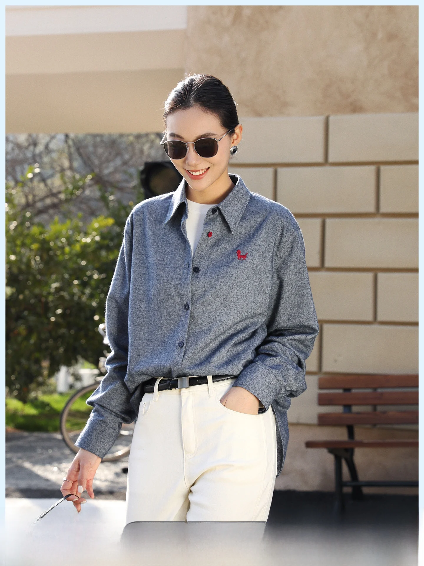 Spring 2026 Women's Loose Fit Cotton Linen Blend Embroidered Shirt Thin Casual Style round Neck Long Sleeve Breathable Top
Spring 2026 Women's Loose Fit Cotton Linen Blend Embroidered Shirt Thin Casual Style round Neck Long Sleeve Breathable Top