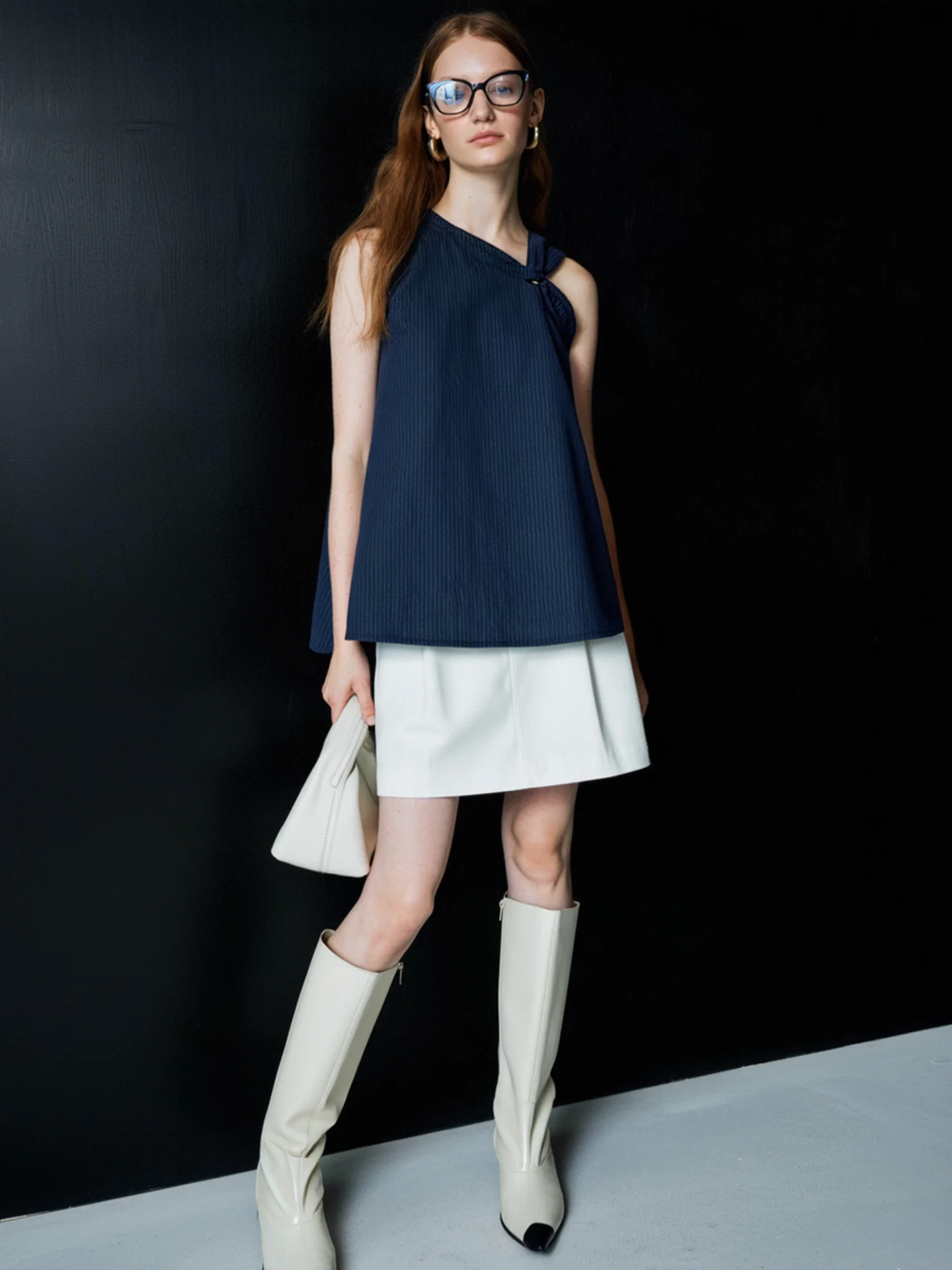 HUAAPPUW Color Block Asymmetric Slant Collar Sleeveless Vest Top Spring 2026 New Style Simple Style Vertical Stripes Women's ...
HUAAPPUW Color Block Asymmetric Slant Collar Sleeveless Vest Top Spring 2026 New Style Simple Style Vertical Stripes Women's ...