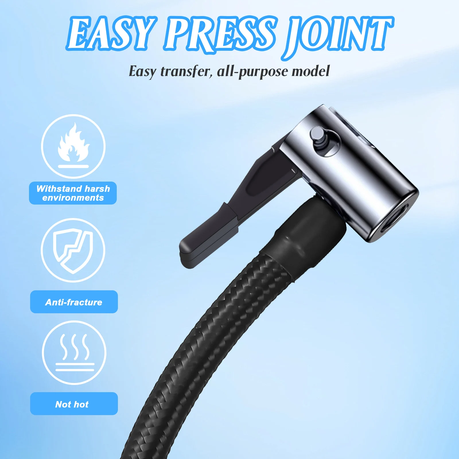 Portable Car Air Compressor Tire Inflator Electric Pump For Cars Trucks Bikes Black Wired IN1W Efficient Safe Monitoring
Portable Car Air Compressor Tire Inflator Electric Pump For Cars Trucks Bikes Black Wired IN1W Efficient Safe Monitoring