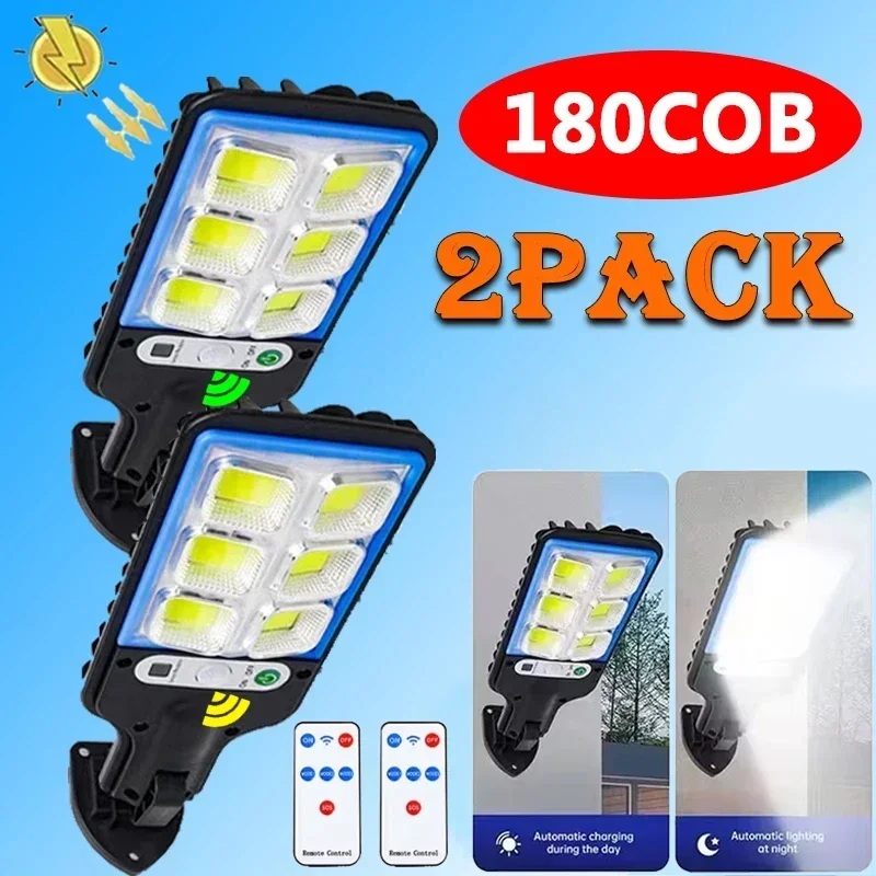 1/2Pack Solar LED Street Lights PIR Motion Sensor with Remote Control 3 Lighting Modes Outdoor Courtyard Garden Garage Lamp Pond
1/2Pack Solar LED Street Lights PIR Motion Sensor with Remote Control 3 Lighting Modes Outdoor Courtyard Garden Garage Lamp Pond