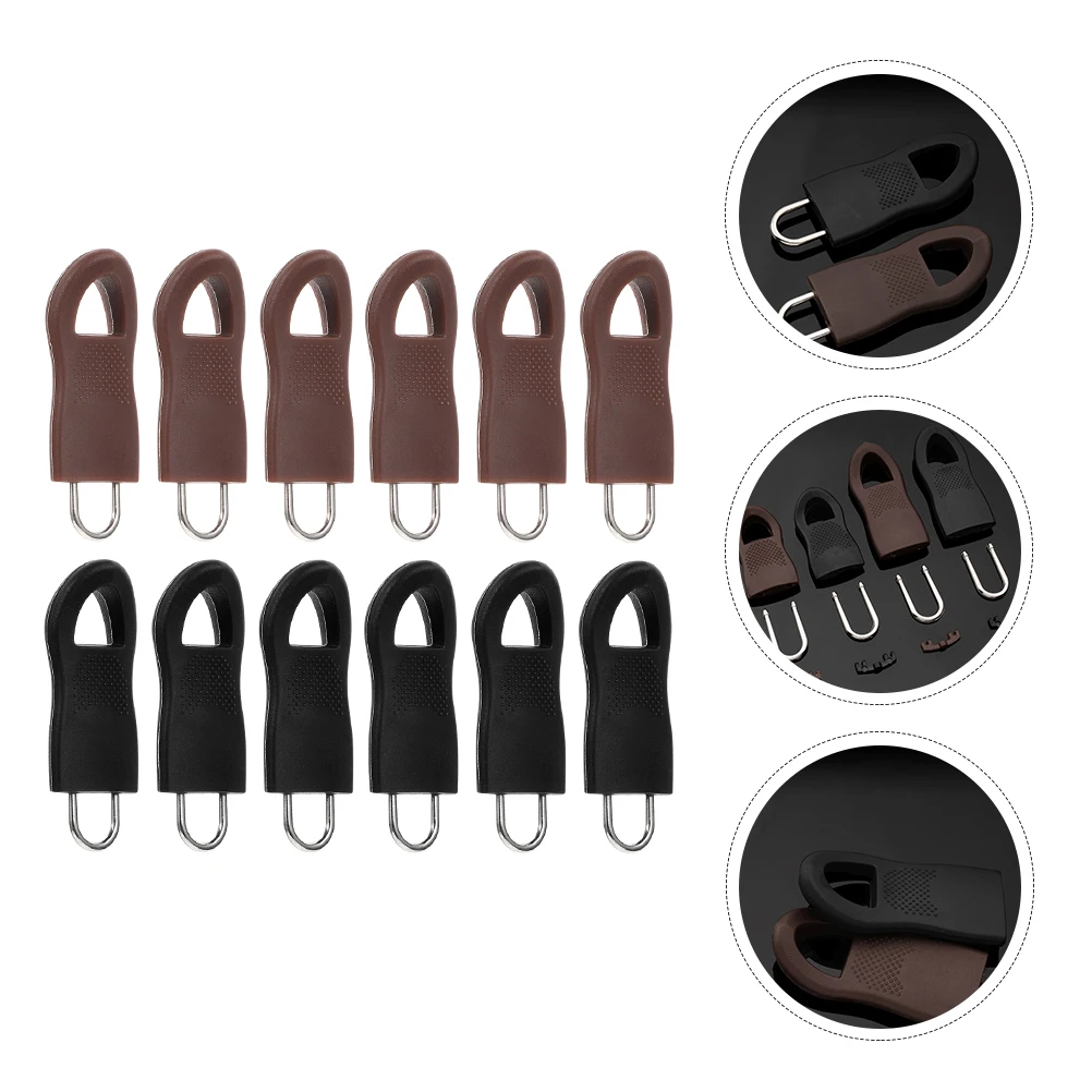 12PCS Black Plastic Metal Removable Zippers Pull H Accessories Suit Backpacks Bags Garments Luggage Zipper Pockets
12PCS Black Plastic Metal Removable Zippers Pull H Accessories Suit Backpacks Bags Garments Luggage Zipper Pockets