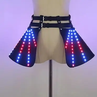 Nightclub Bar Punk LED Luminous Skirt Women Gogo Dancer Light up Rave Outfit Festival Stage Wear 2025 Halloween Cosplay Anime 
Nightclub Bar Punk LED Luminous Skirt Women Gogo Dancer Light up Rave Outfit Festival Stage Wear 2025 Halloween Cosplay Anime