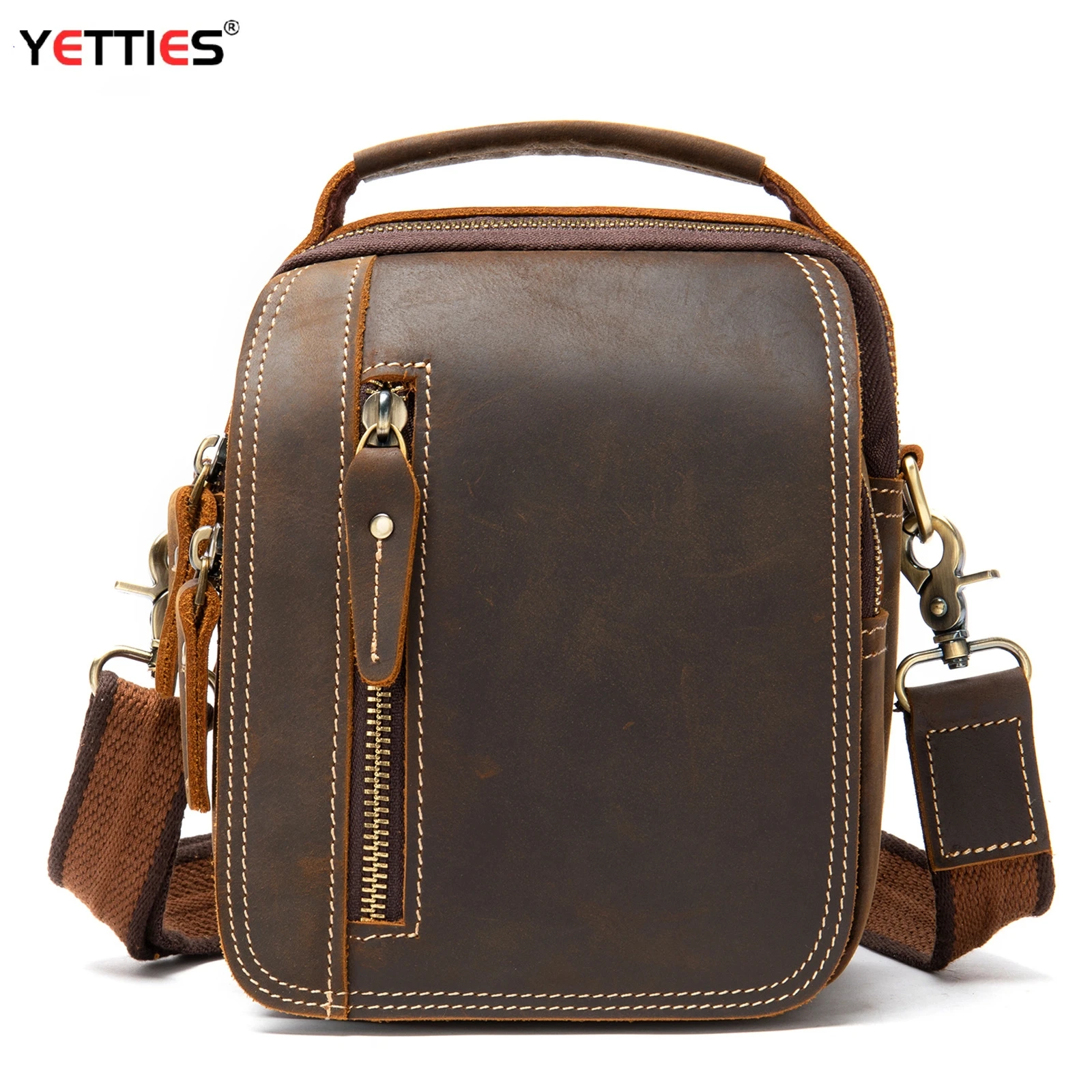 Super Quality Men's Mini Shoulder Bag Genuine Leather Phone Pouch On Belt Small Crossbody Bag With Handle Outdoor Bag
Super Quality Men's Mini Shoulder Bag Genuine Leather Phone Pouch On Belt Small Crossbody Bag With Handle Outdoor Bag