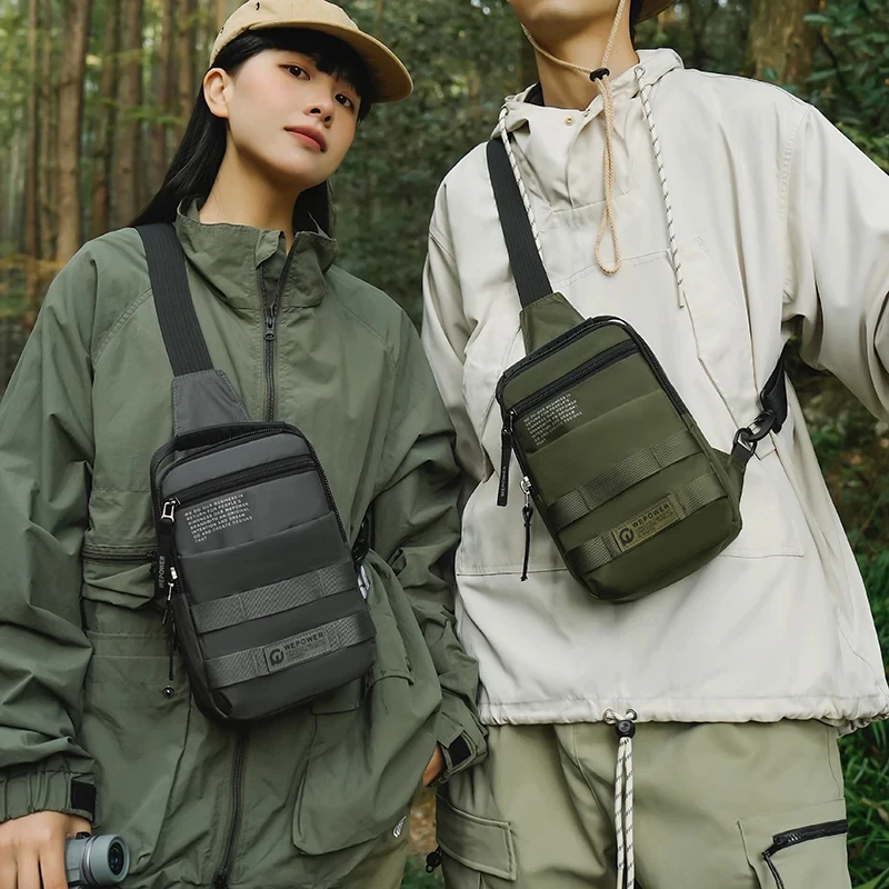 Men Simple Chest Bag Lightweight Portable Detachable Shoulder Snap Hook Shoulder Bags Daily Outing Commuting Travel Fanny Pack
Men Simple Chest Bag Lightweight Portable Detachable Shoulder Snap Hook Shoulder Bags Daily Outing Commuting Travel Fanny Pack