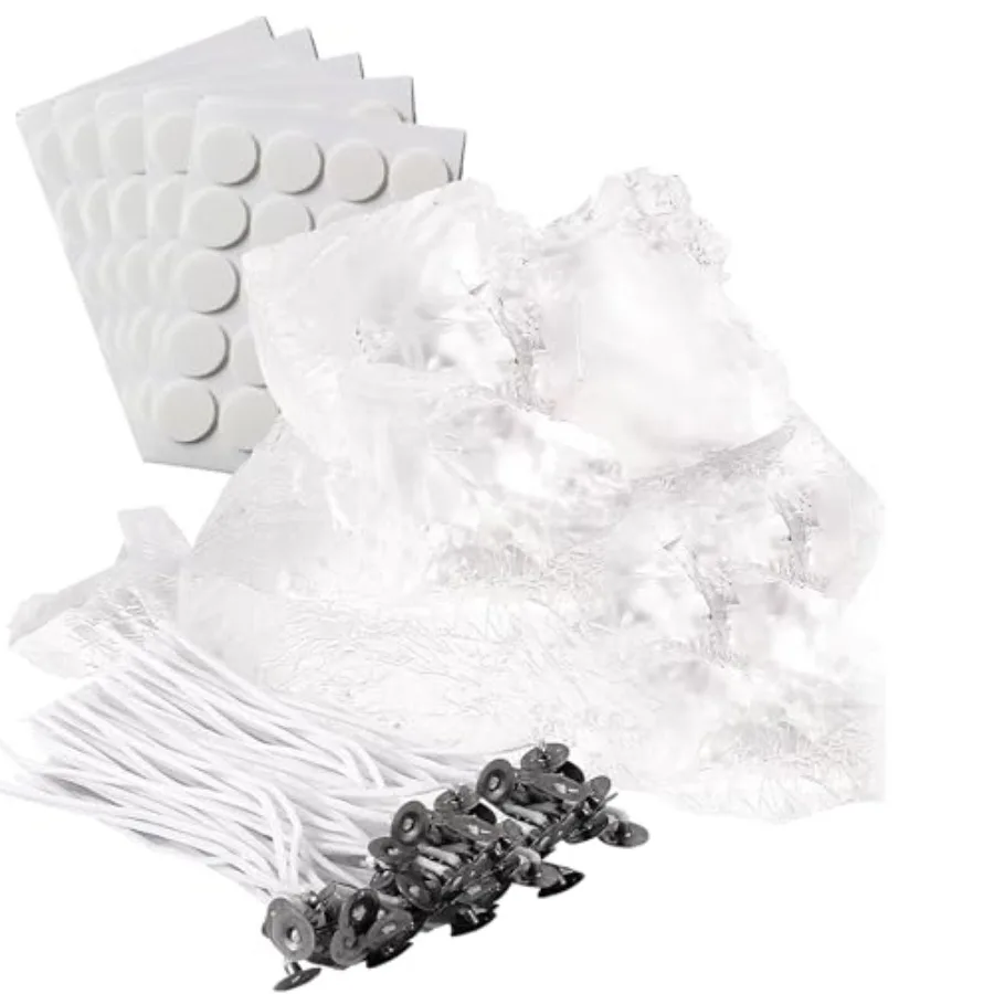 8.8 Lb Transparent Jelly Candle Wax for Making DIY Gel Wax Making Kit with 100 Pcs Wicks and 100 Pcs Wick Stickers
8.8 Lb Transparent Jelly Candle Wax for Making DIY Gel Wax Making Kit with 100 Pcs Wicks and 100 Pcs Wick Stickers