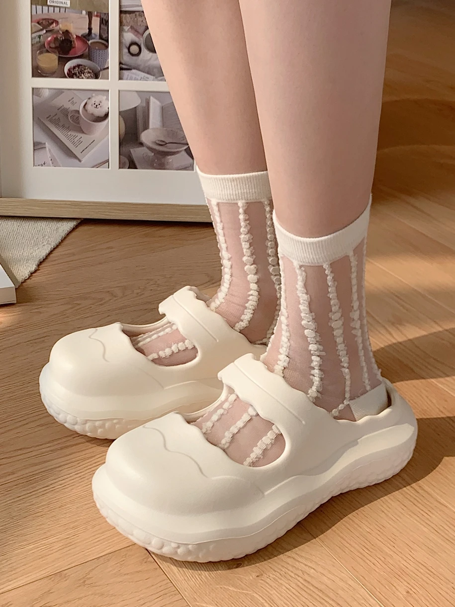 Fashionable Casual Slippers Women's Summer Thick Bottom Anti-Slip Slip-On Shoes Korean Style Flat Heel EVA Material
Fashionable Casual Slippers Women's Summer Thick Bottom Anti-Slip Slip-On Shoes Korean Style Flat Heel EVA Material