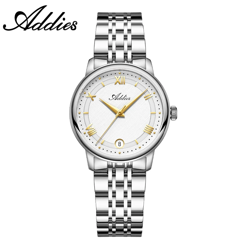 Addies GM12 Quartz Woman's Watch 316L Stainless Steel 5Bar Waterproof Sapphire Crystal 31mm Business Ladies Wristwatch AW25904
Addies GM12 Quartz Woman's Watch 316L Stainless Steel 5Bar Waterproof Sapphire Crystal 31mm Business Ladies Wristwatch AW25904