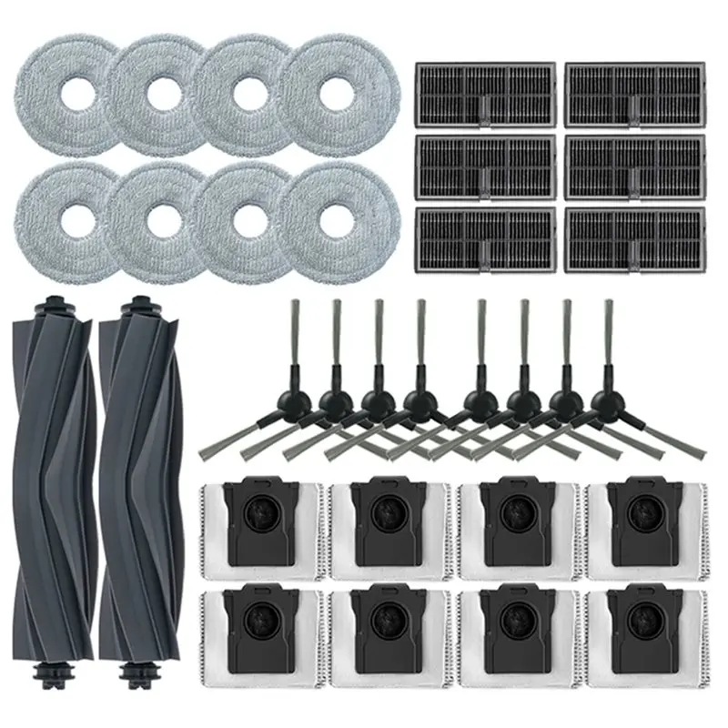 A70Z Fafa】Robot Vacuum Cleaner Accessories(32Pcs) For Dreame D20 Ultra/L10s Ultra CE- Main Side Brush, Mop, HEPA Filter, Dust Ba
A70Z Fafa】Robot Vacuum Cleaner Accessories(32Pcs) For Dreame D20 Ultra/L10s Ultra CE- Main Side Brush, Mop, HEPA Filter, Dust Ba