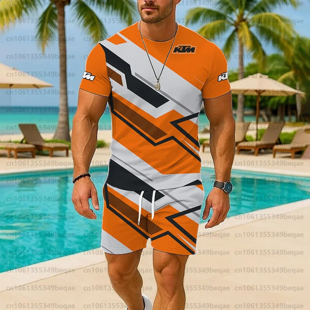 Мужской комплект спортивной одежды KTM, лето 2025 г., дышащая велосипедная одежда, мотоциклетная одежда, футболка и шорты, мужская одежда из 2 предметов 
Мужской комплект спортивной одежды KTM, лето 2025 г., дышащая велосипедная одежда, мотоциклетная одежда, футболка и шорты, мужская одежда из 2 предметов