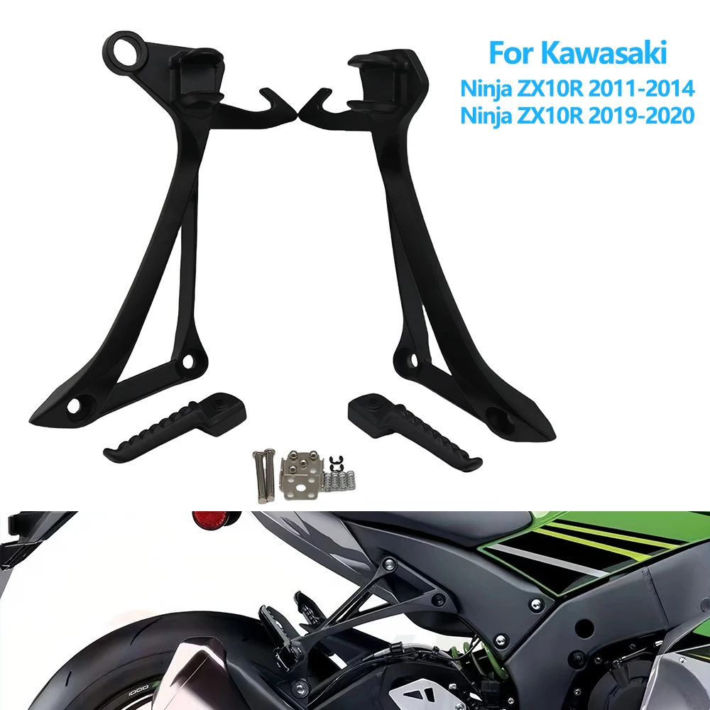 For Kawasaki Ninja ZX10R ZX-10R ZX 10R 2011-2014 2019 -2020 Motorcycle Accessories Rear Passenger Foot Pegs Footrest Bracket
For Kawasaki Ninja ZX10R ZX-10R ZX 10R 2011-2014 2019 -2020 Motorcycle Accessories Rear Passenger Foot Pegs Footrest Bracket