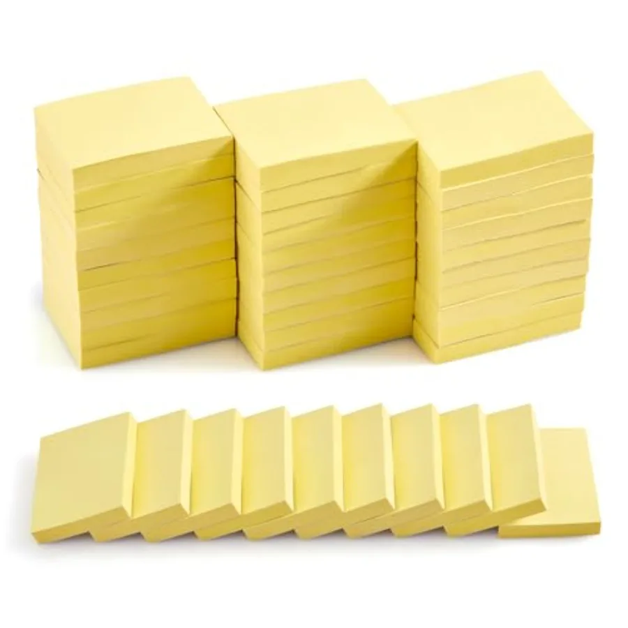 40 Pads Sticky Notes 1.5x2 in, Classic Post Self Stick Pad Its, Clean Removal Sticky Pads Bulk for Office, Home, School, Teache
40 Pads Sticky Notes 1.5x2 in, Classic Post Self Stick Pad Its, Clean Removal Sticky Pads Bulk for Office, Home, School, Teache
