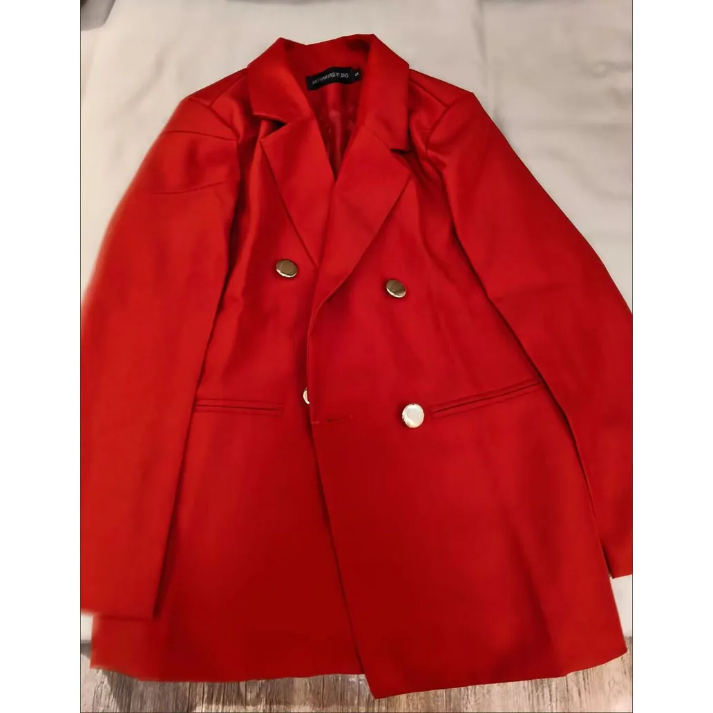 Advanced Sense Suit Blazer Jacket NEW Spring Autumn Women Casual Korean Blazer Coat Loose Wild Overcoat Lady Blazers Tops
Advanced Sense Suit Blazer Jacket NEW Spring Autumn Women Casual Korean Blazer Coat Loose Wild Overcoat Lady Blazers Tops