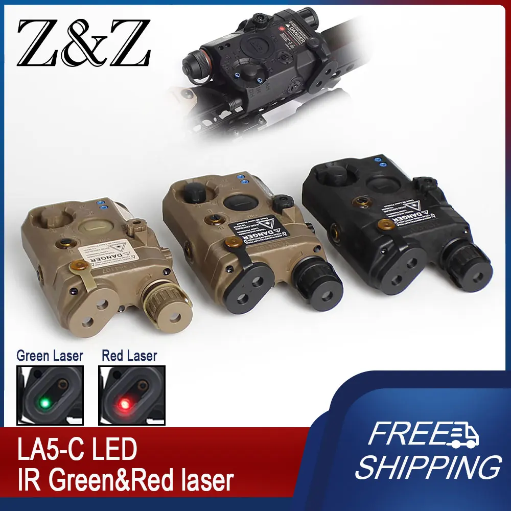 Tactical Wea-pon LA5-C LED Laser Adjustable Beam LED Light IR Green Laser Red Laser Hunting Fully Functional with Control Switch
Tactical Wea-pon LA5-C LED Laser Adjustable Beam LED Light IR Green Laser Red Laser Hunting Fully Functional with Control Switch