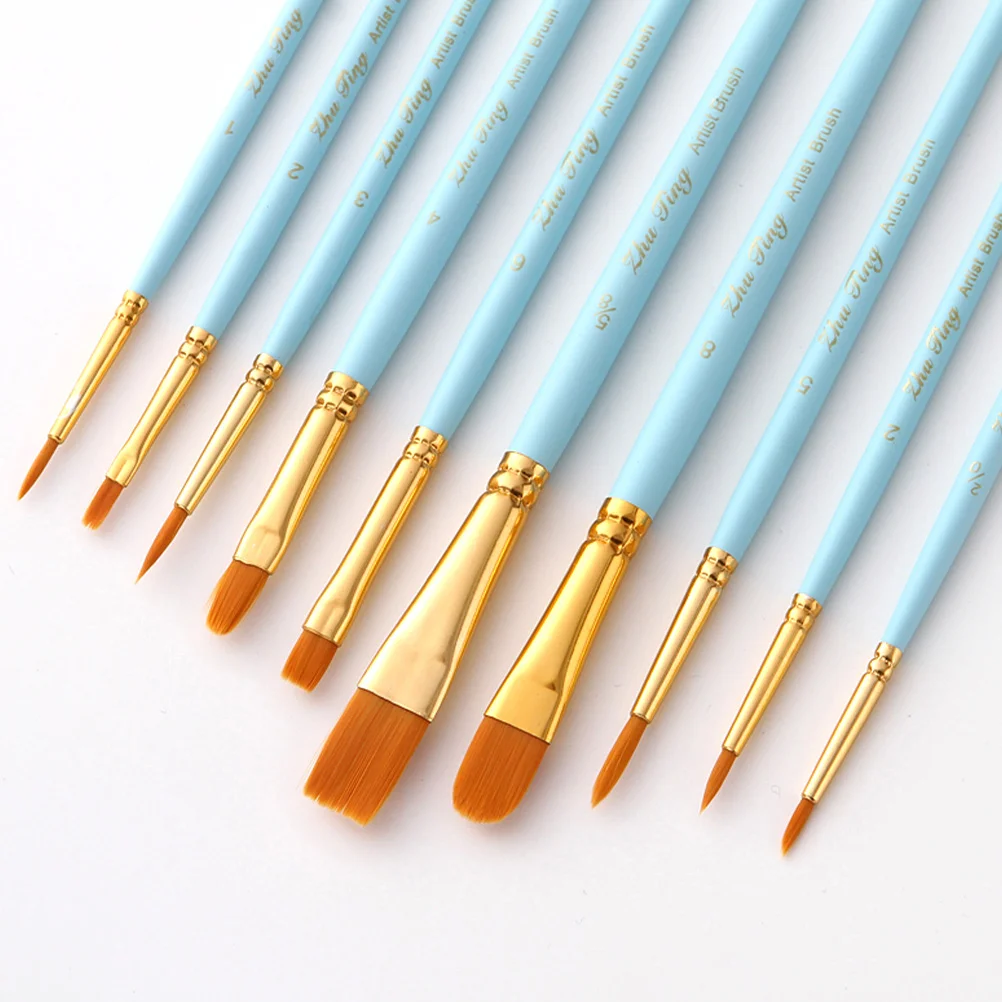 10pcs Watercolor Set Premium Nylon Copper Tube Watercolor Painting Brush Wood H Gouache Art Supplies Painting Brush Easy
10pcs Watercolor Set Premium Nylon Copper Tube Watercolor Painting Brush Wood H Gouache Art Supplies Painting Brush Easy