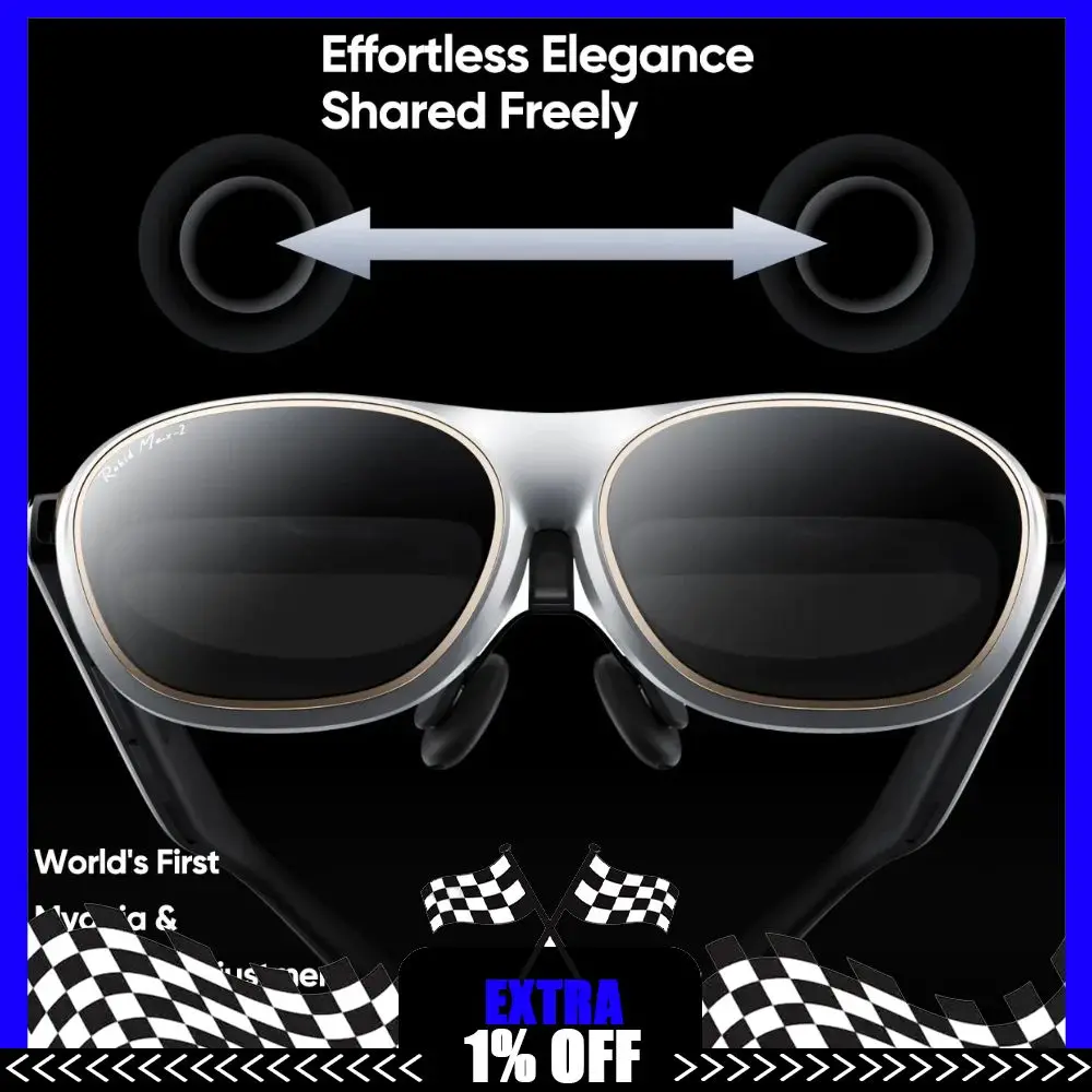 Новые умные очки Rokid Max 2 AR VR 3D, просмотр очков AR, фильмы, VR AR, 3d очки виртуальной реальности, 1080P, микро OLED-подарок
Новые умные очки Rokid Max 2 AR VR 3D, просмотр очков AR, фильмы, VR AR, 3d очки виртуальной реальности, 1080P, микро OLED-подарок