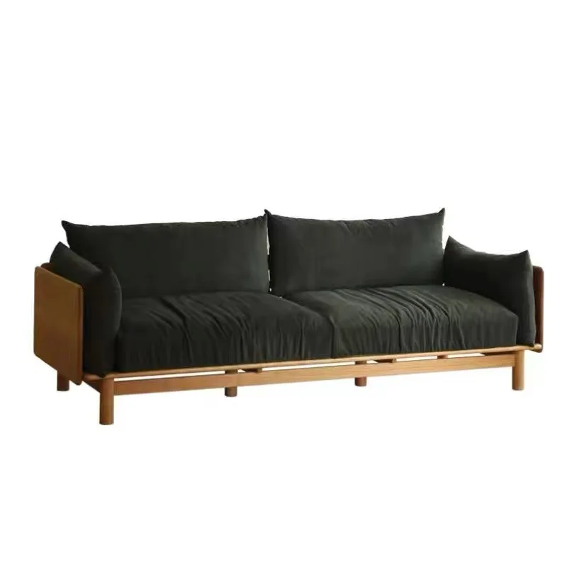 Nordic solid wood sofa modern simple small apartment single double three living room fabric combination Japanese cherry wood
Nordic solid wood sofa modern simple small apartment single double three living room fabric combination Japanese cherry wood