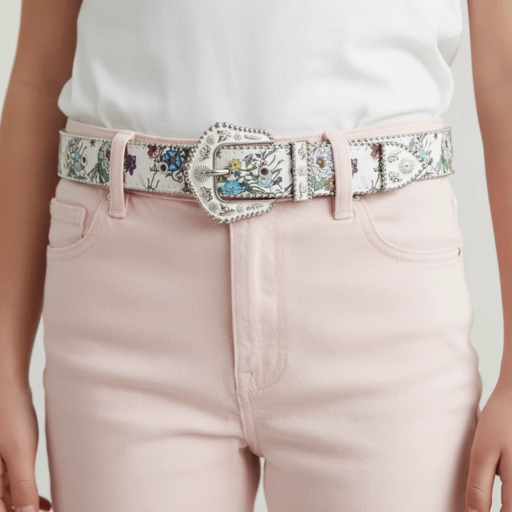 Flower Floral Belt Korean Style Y2K Girl PU Leather Waistband Jeans Trouser Decor Printed Retro Waistband Ladies/Girls
Flower Floral Belt Korean Style Y2K Girl PU Leather Waistband Jeans Trouser Decor Printed Retro Waistband Ladies/Girls