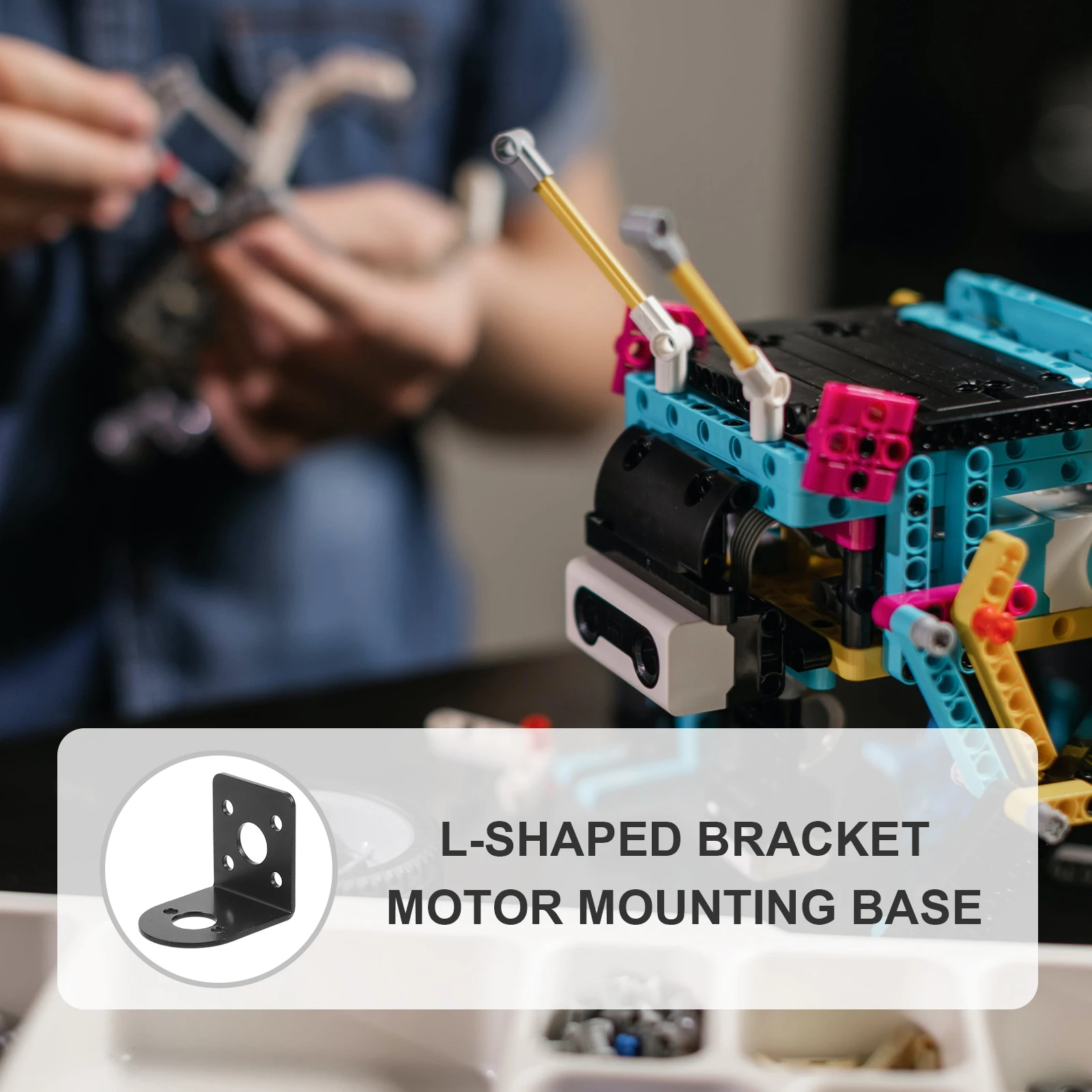 2Pcs Gear Motor Mounting Bracket L Shaped Base Durable Metal Holder Easy Installation Motor Fixed Rack Gear L-Shape Fixed Seat 
2Pcs Gear Motor Mounting Bracket L Shaped Base Durable Metal Holder Easy Installation Motor Fixed Rack Gear L-Shape Fixed Seat