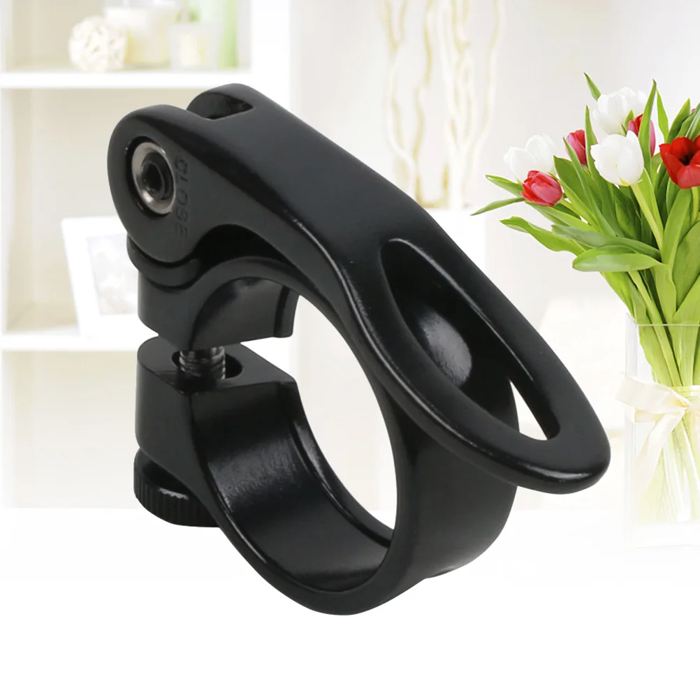 Quick Release Seat Tube Clamp 31.8mm Aluminum Alloy Black Seatpost Lock for Mountain Bike Easy Installation
Quick Release Seat Tube Clamp 31.8mm Aluminum Alloy Black Seatpost Lock for Mountain Bike Easy Installation