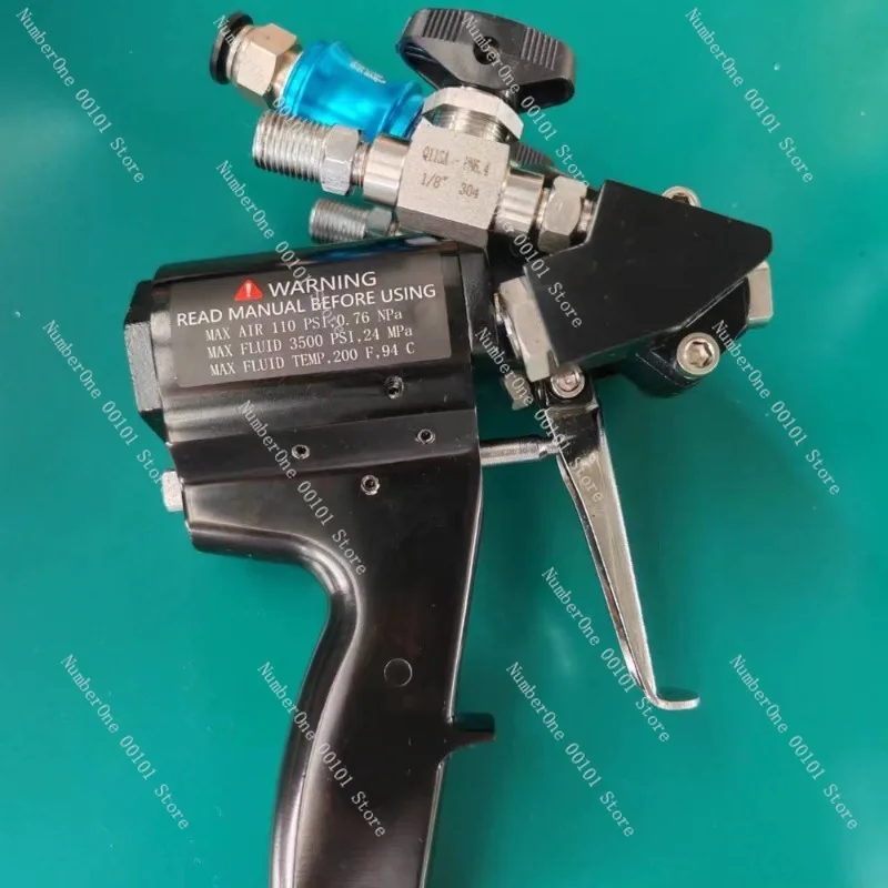 Black Polyurethane Spray Gun, Portable Pneumatic Polyurea Spray Gun P2 Pneumatic Polyurethane Sprayer Accessories
Black Polyurethane Spray Gun, Portable Pneumatic Polyurea Spray Gun P2 Pneumatic Polyurethane Sprayer Accessories