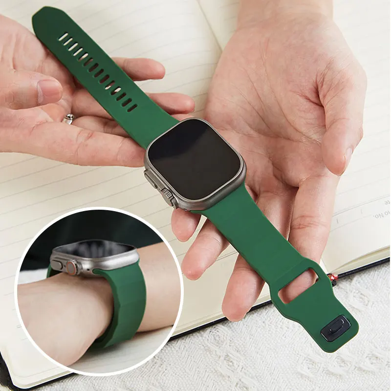 Sports strap suitable for Apple Watch 49mm 46mm 8 7 45 44 40 38 ultra 42mm model soft silicone suitable for iwatch series 6 SE 5
Sports strap suitable for Apple Watch 49mm 46mm 8 7 45 44 40 38 ultra 42mm model soft silicone suitable for iwatch series 6 SE 5