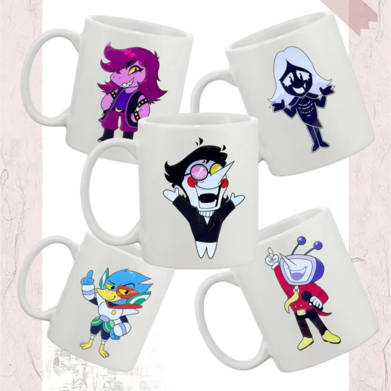 Deltarune Q Version Character Ceramic Mug for Susie Ralsei Berdly Spamton Cute Cartoon Print Coffee Cup Tea Mug Gamer Gift 330Ml
Deltarune Q Version Character Ceramic Mug for Susie Ralsei Berdly Spamton Cute Cartoon Print Coffee Cup Tea Mug Gamer Gift 330Ml
