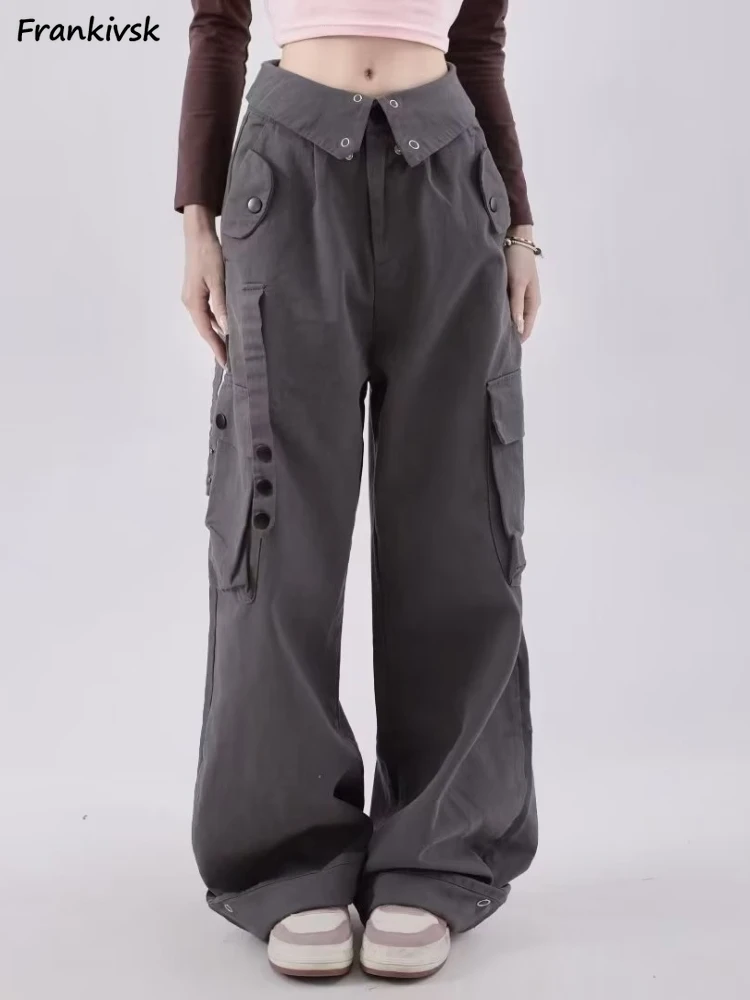 Pants Women American Style High Street Full Length All-match Chic Casual Summer Popular Loose Simple Wide Leg Harajuku Newest
Pants Women American Style High Street Full Length All-match Chic Casual Summer Popular Loose Simple Wide Leg Harajuku Newest