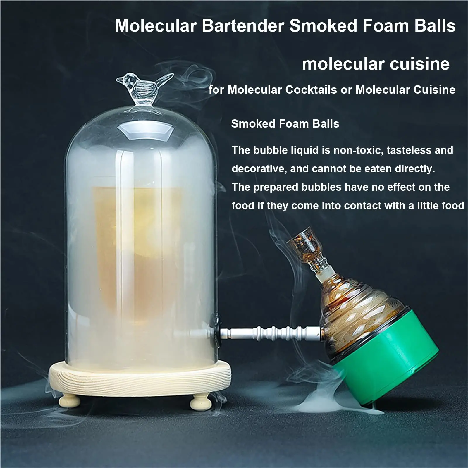 1PCS Cocktail Smoker Kit Portable Smoke Infuser for Drinks Molecular Bubble Water Sprayer Handheld Food Smoker for Bar Kitchen
1PCS Cocktail Smoker Kit Portable Smoke Infuser for Drinks Molecular Bubble Water Sprayer Handheld Food Smoker for Bar Kitchen