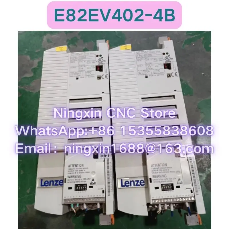 Second-hand E82EV402-4B E82EV402 4B Inverter Tested OK
Second-hand E82EV402-4B E82EV402 4B Inverter Tested OK
