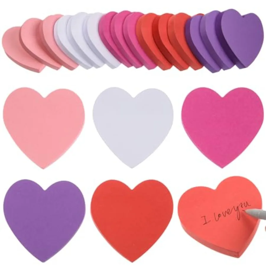 00 Sheets Heart Shaped Sticky Notes 3x3 Inch Assorted Color Sticky Notes Cute Sticky Memo Self Stick Note for Office School Bus
00 Sheets Heart Shaped Sticky Notes 3x3 Inch Assorted Color Sticky Notes Cute Sticky Memo Self Stick Note for Office School Bus