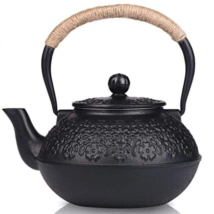 Cast Iron Teapot 40oz/ Japanese Tetsubin Tea Pot with Infuser for Loose Leaf and Tea Bags Tea Kettle Coated with Enameled Inter
Cast Iron Teapot 40oz/ Japanese Tetsubin Tea Pot with Infuser for Loose Leaf and Tea Bags Tea Kettle Coated with Enameled Inter