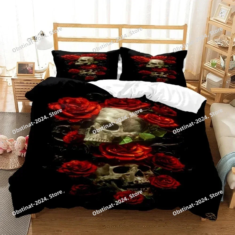 Mysterious Colored Skeleton Digital Print Polyester Bedding Sets Child Kids Covers Boys Bed Linen Set For Teens Quilt cover Set
Mysterious Colored Skeleton Digital Print Polyester Bedding Sets Child Kids Covers Boys Bed Linen Set For Teens Quilt cover Set