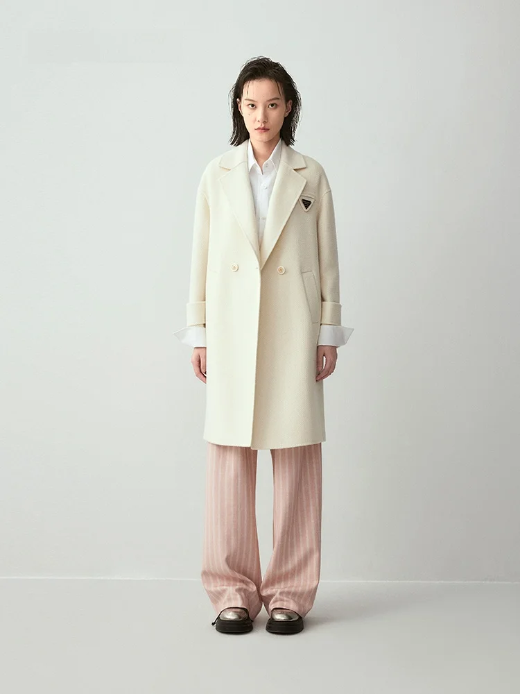 XMOOM Double-Faced Woolen Coat Lazy Sle Straight Body Winter New Arrival Women's Faion Wool Blend Long Sve Suit Jaet
XMOOM Double-Faced Woolen Coat Lazy Sle Straight Body Winter New Arrival Women's Faion Wool Blend Long Sve Suit Jaet