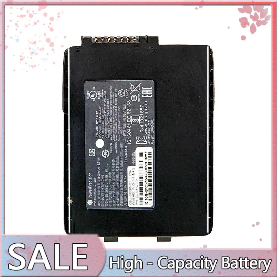 For Zebra Symbol TC70 TC75 Scanner 82-171249-02 82-171249-01 TC70 4620mAh Battery High Compatibility Lightweight
For Zebra Symbol TC70 TC75 Scanner 82-171249-02 82-171249-01 TC70 4620mAh Battery High Compatibility Lightweight
