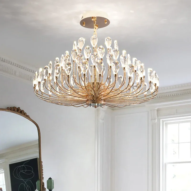 2025 Living Room Light Personality Creative Senior Sense Chandelier Postmodern Crystal Light Restaurant American Retro Art Light
2025 Living Room Light Personality Creative Senior Sense Chandelier Postmodern Crystal Light Restaurant American Retro Art Light