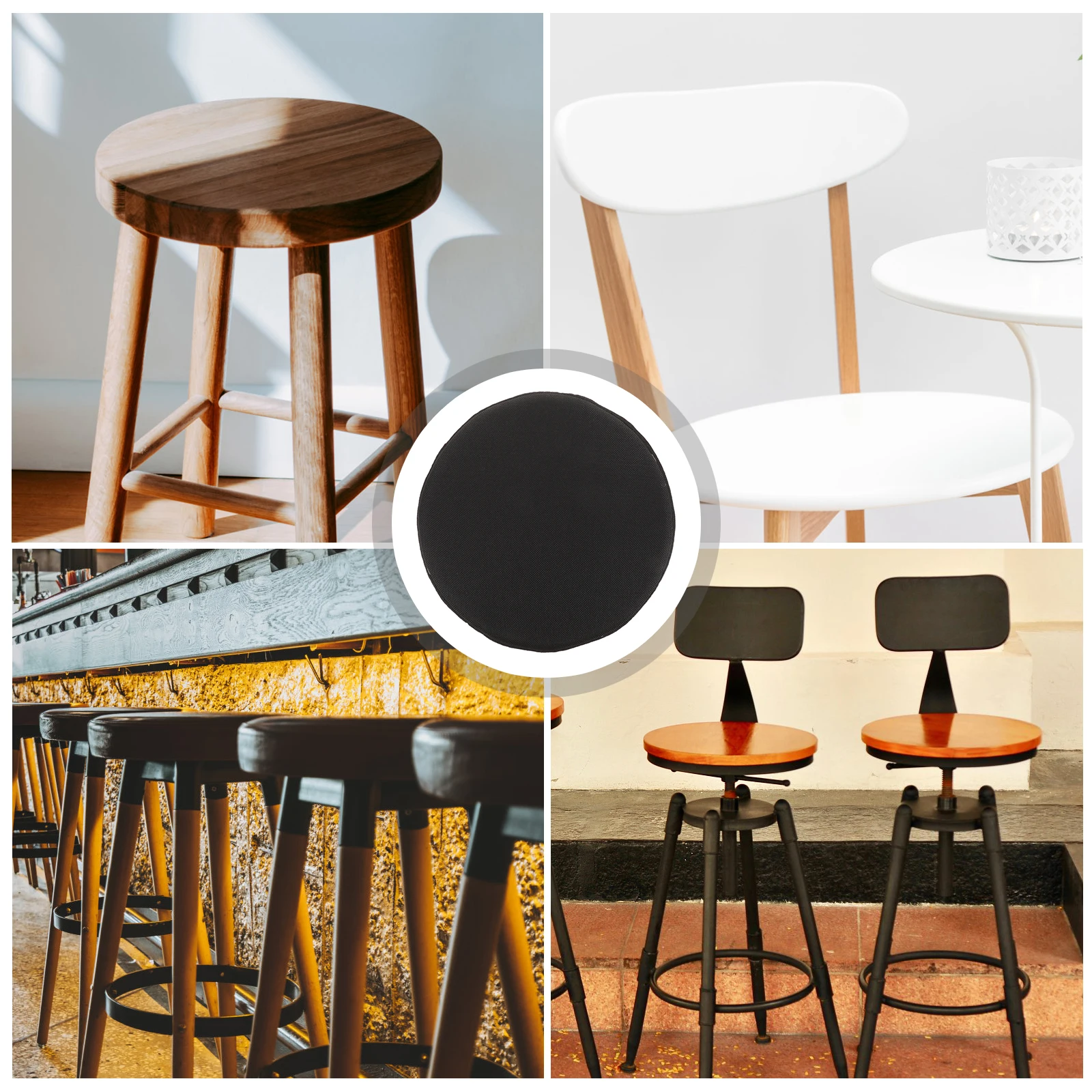 1pcs Padded Round Stool Cover Elastic Stretchy Seat Cushion For Bar Kitchen Dining Room Office Chair Covers Home Decor
1pcs Padded Round Stool Cover Elastic Stretchy Seat Cushion For Bar Kitchen Dining Room Office Chair Covers Home Decor