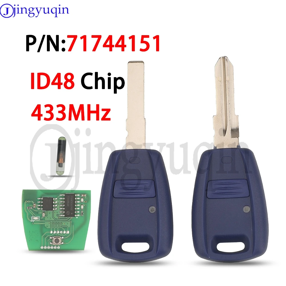 jingyuqin 433MHz ID48 Chip 71744151 Remote Car Key Fob 1 Button For Fiat Albea Palio Punto 2005 2006 2007 2008 Doblo 2001-2010
jingyuqin 433MHz ID48 Chip 71744151 Remote Car Key Fob 1 Button For Fiat Albea Palio Punto 2005 2006 2007 2008 Doblo 2001-2010