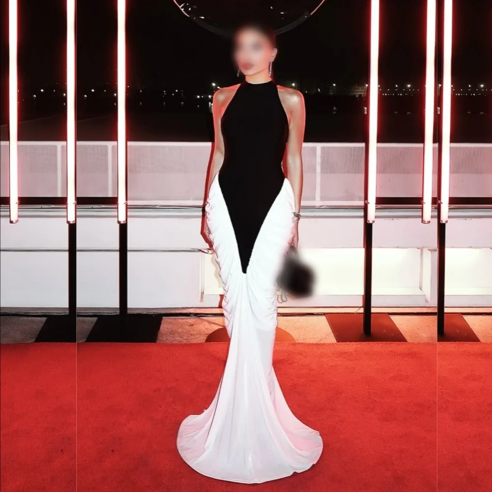 Customized Charming Evening Gown Pleat Temperament High Collar Mermaid Long Dresses Bespoke Occasion Elegant Party Dress
Customized Charming Evening Gown Pleat Temperament High Collar Mermaid Long Dresses Bespoke Occasion Elegant Party Dress