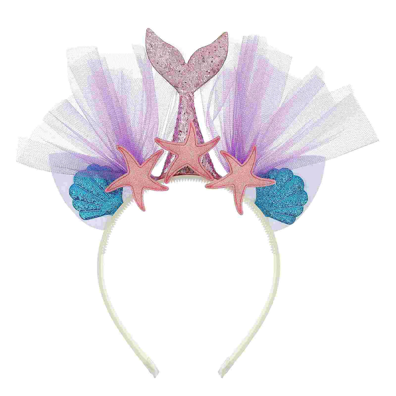 Girls Hair Accessories Mermaid Tail Headdress Costume Party Decor Ribbons Lovely Kids Hoop for Headband
Girls Hair Accessories Mermaid Tail Headdress Costume Party Decor Ribbons Lovely Kids Hoop for Headband