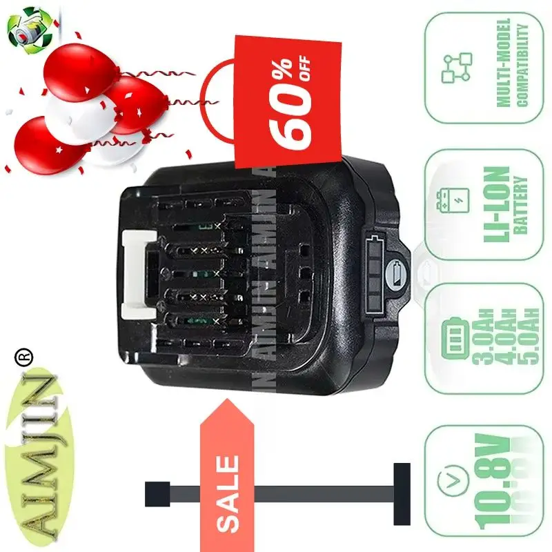 10.8V 4000mAh For Makita BL1021B BL1040B 197390-1 BL1015 1973901 BL1041B BL1015B BL1020B Li-ion Battery
10.8V 4000mAh For Makita BL1021B BL1040B 197390-1 BL1015 1973901 BL1041B BL1015B BL1020B Li-ion Battery