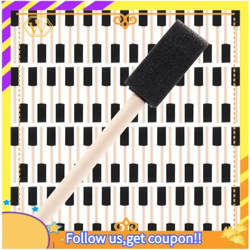Latest-1 Inch Foam Paint Brushes,100Pcs Painting Sponges-Foam Brushes Sponge Brush For Painting,Crafting,Acrylics,Stains
Latest-1 Inch Foam Paint Brushes,100Pcs Painting Sponges-Foam Brushes Sponge Brush For Painting,Crafting,Acrylics,Stains