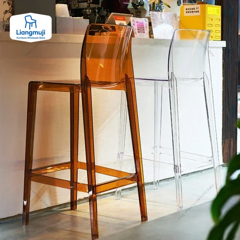 High Dining Bar Chairs Office Nordic Accent Velvet Bar Stools Luxury Transparent Acrylic Design Banqueta Home Furniture HBBC
High Dining Bar Chairs Office Nordic Accent Velvet Bar Stools Luxury Transparent Acrylic Design Banqueta Home Furniture HBBC
