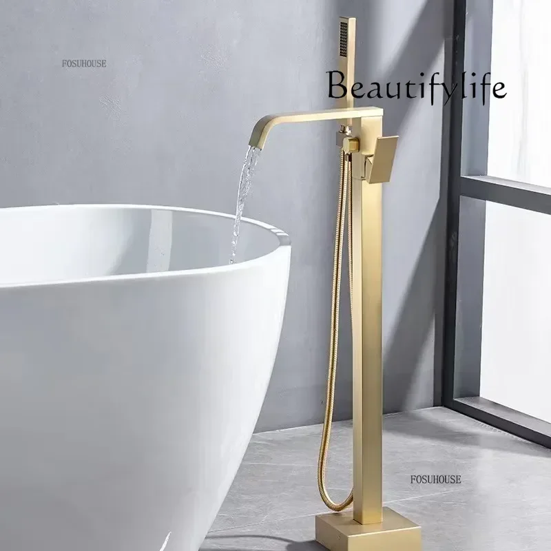 BJ Modern Floor Mounted Bathroom Faucet Set Bath Tub Faucet Hot And Cold Water Shower Bathtub Mixer Tap Waterfall Floor Stand
BJ Modern Floor Mounted Bathroom Faucet Set Bath Tub Faucet Hot And Cold Water Shower Bathtub Mixer Tap Waterfall Floor Stand