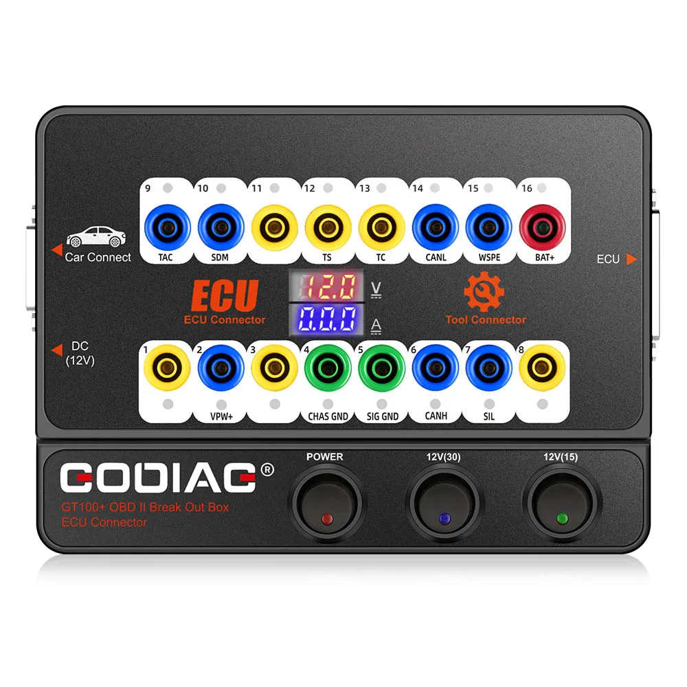 GODIAG GT100+ GT100 Pro New Generation OBDII Breakout Box with Electronic Current Display
GODIAG GT100+ GT100 Pro New Generation OBDII Breakout Box with Electronic Current Display